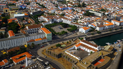 Ponta Delgada von oben