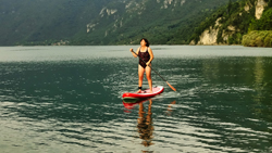 SUPen auf dem Lago di Idro