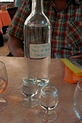 Vom Wirt gebrannter Grappa