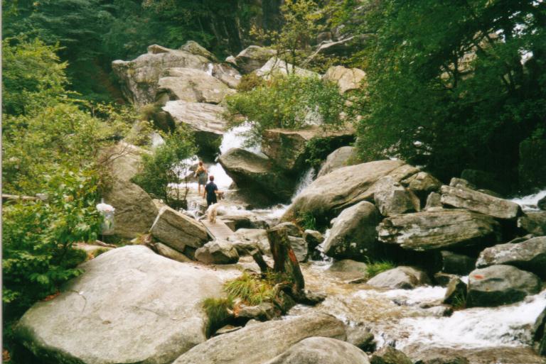 Wasserfall im Val Verzasca
