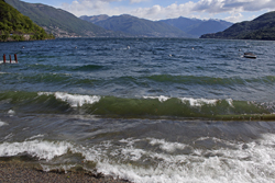 Stürmischer Tag am Lago