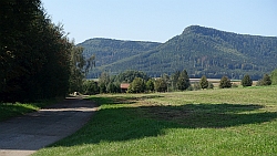 links Boanovský picák (773 m), rechts Koruna (769 m)