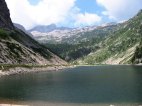 Kreiner See, im Hintergrund der Krn