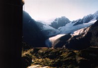 Blick von der Weisskugelhütte auf die Wiesskugel