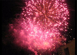 Silvesterfeuerwerk in Puerto de la Cruz