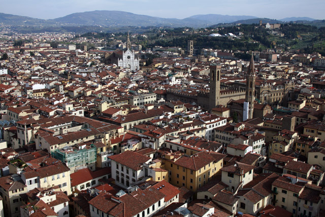20080331_170226.jpg - Blick auf Florenz - im Hintergrund die Basilika Santa Croce