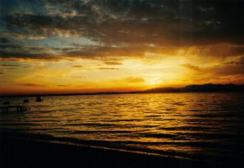 Sonnenuntergang in Lazise